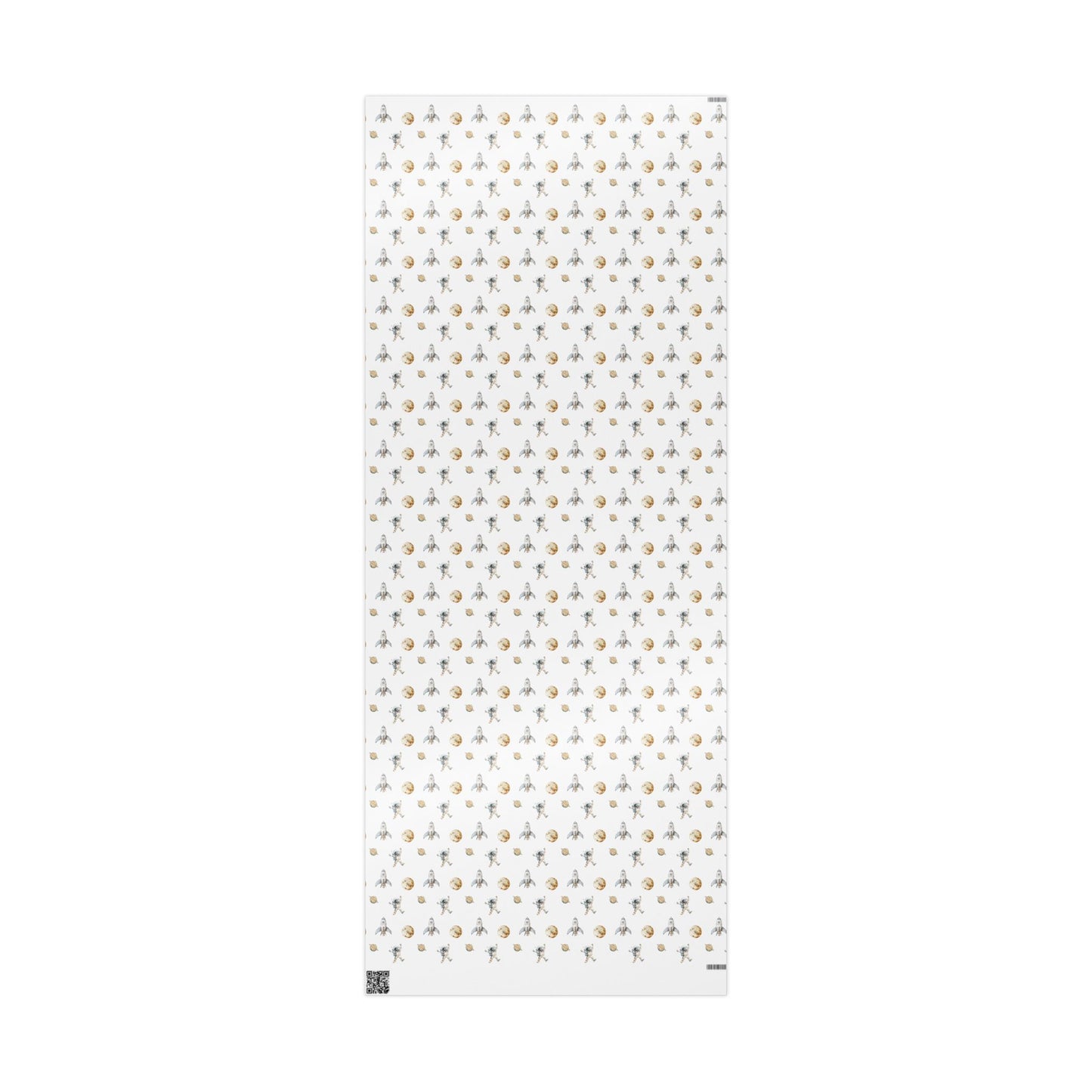 Kids Astronaut Space and Planet-Themed Gift Wrapping Paper for Celebrations