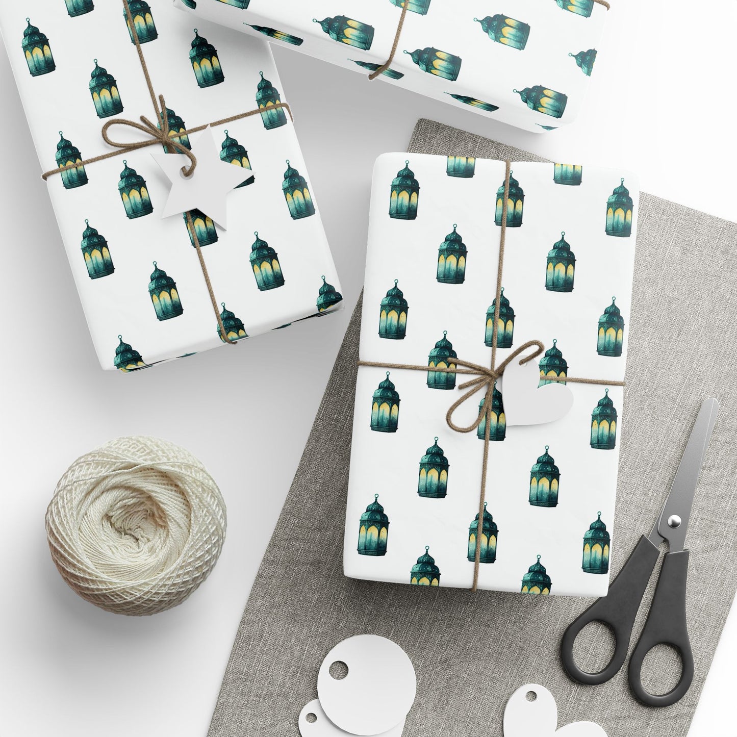 Ramadan Moroccan-Style Lantern Design Gift Wrapping Paper
