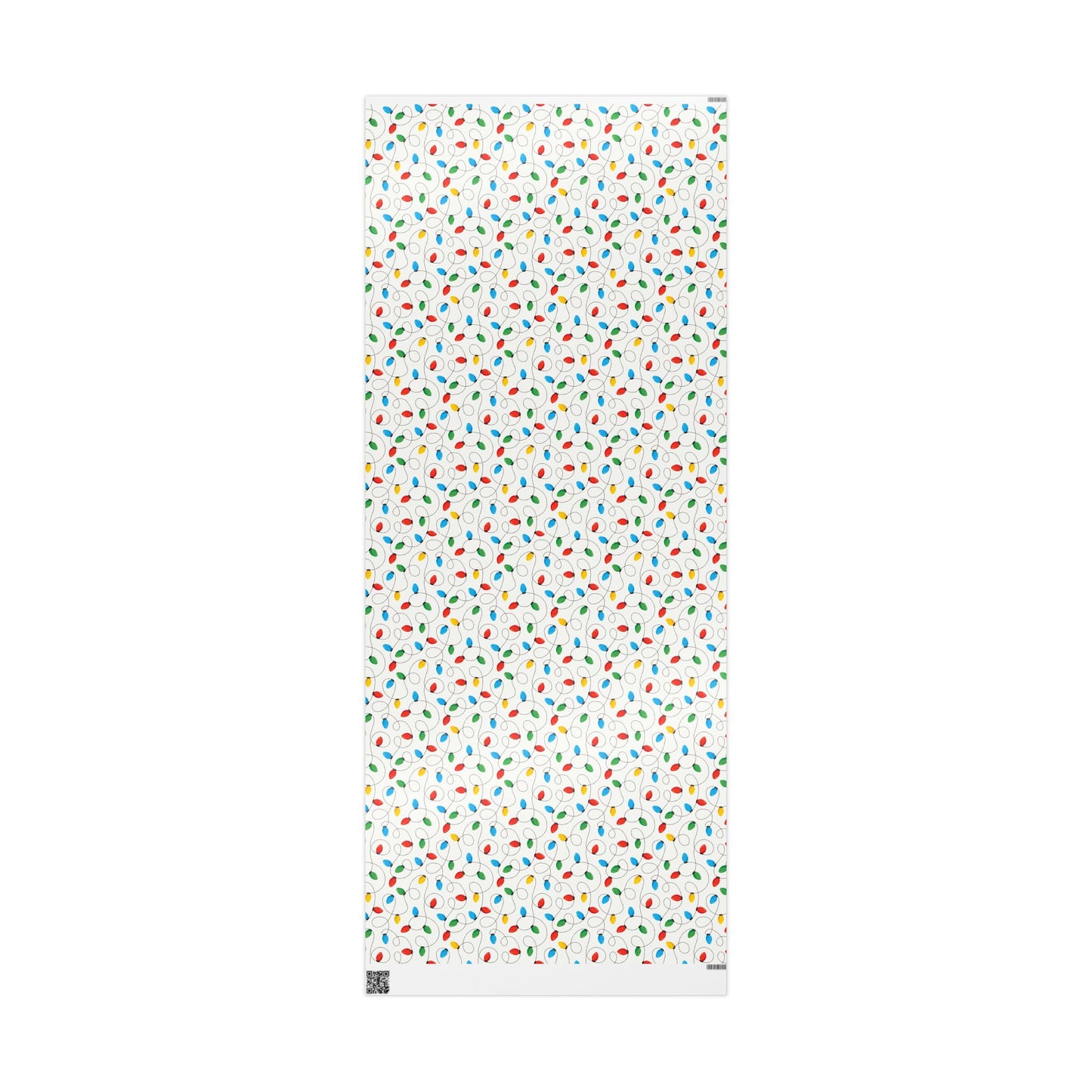 Classic Colorful Festive Holiday Lights Gift Wrapping Paper