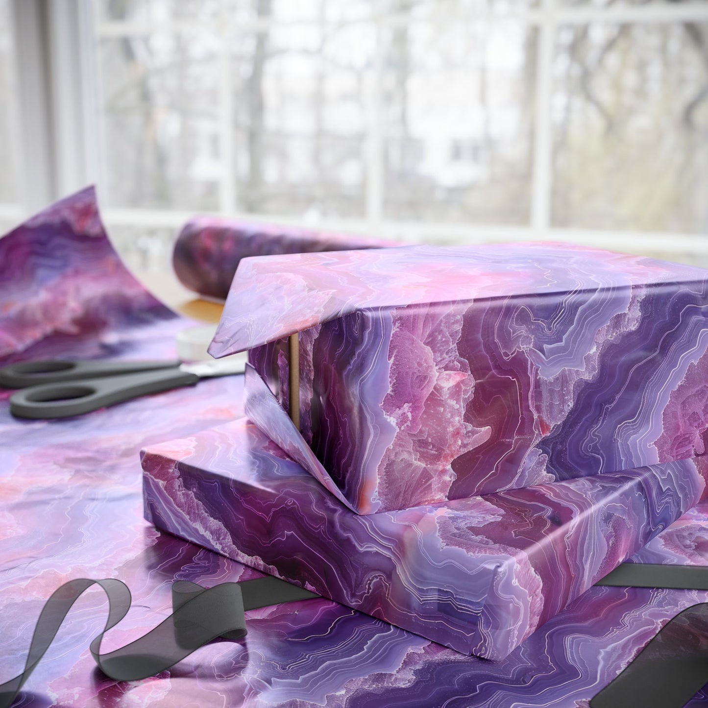 Mystic Amethyst Gift Wrapping Paper