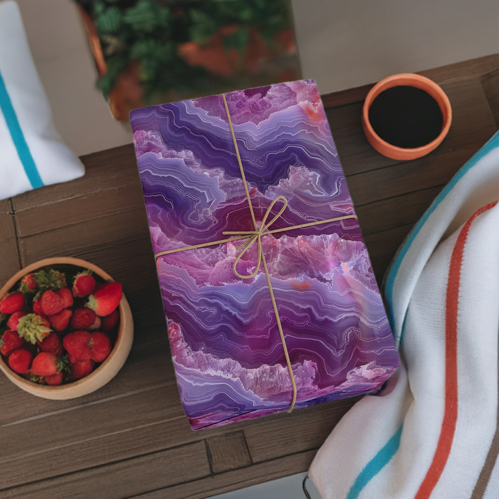 Mystic Amethyst Gift Wrapping Paper