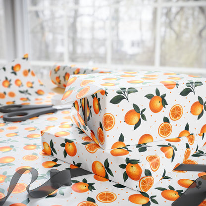 Petite Citrus Oranges Gift Wrapping Paper