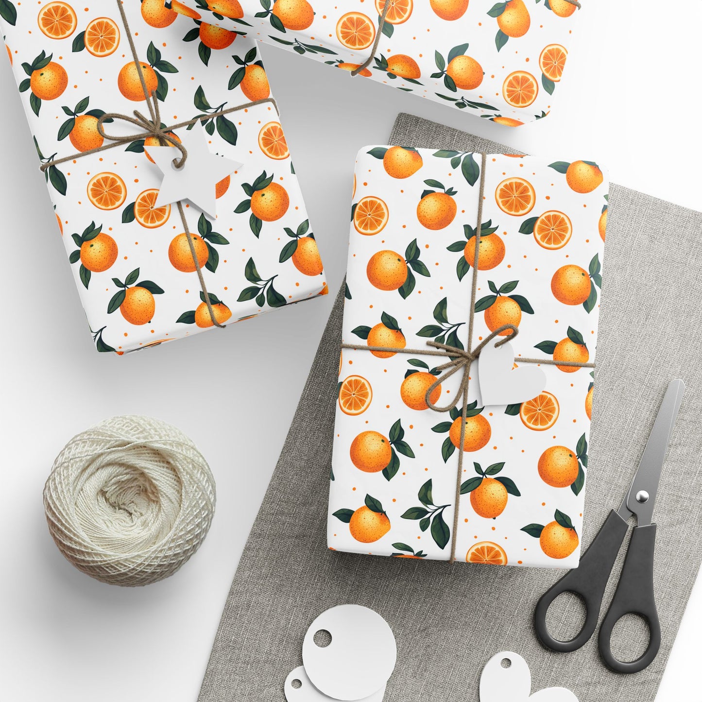 Petite Citrus Oranges Gift Wrapping Paper