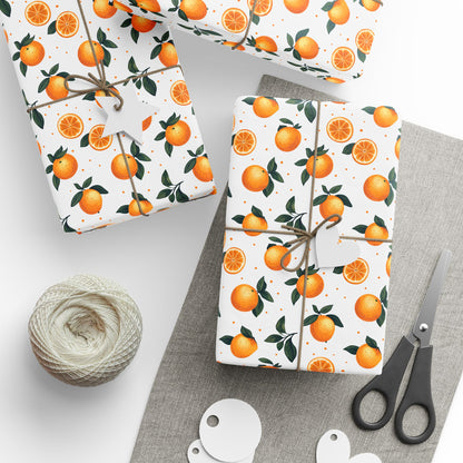 Petite Citrus Oranges Gift Wrapping Paper