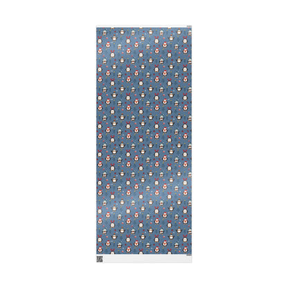 Fun & Festive Penguin Holiday Wrapping Paper