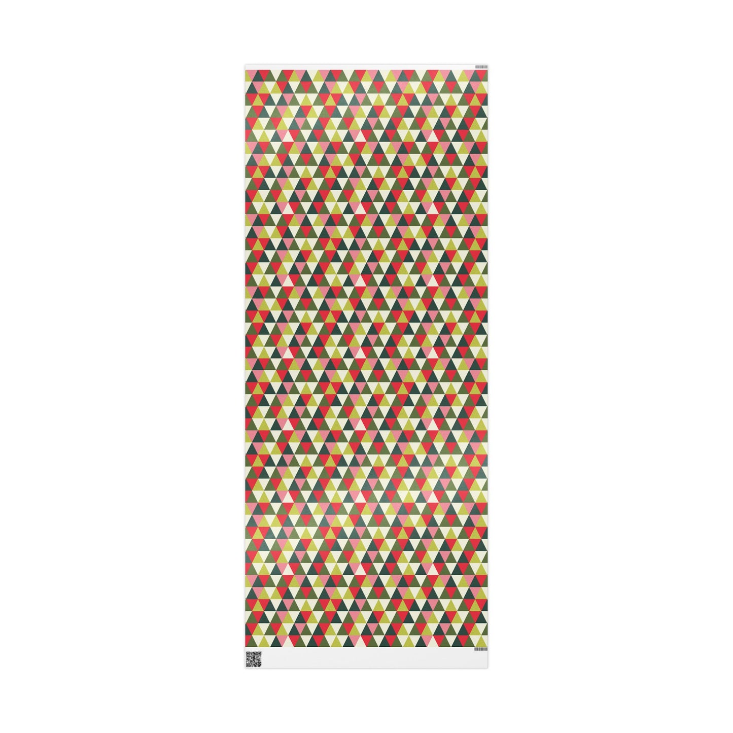 Retro Geometric Pattern Holiday Gift Wrapping Paper