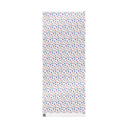 Colorful Easter Egg Pattern Wrapping Paper - Painted Easter Egg Gift Wrapping Paper