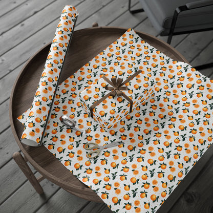 Petite Citrus Oranges Gift Wrapping Paper