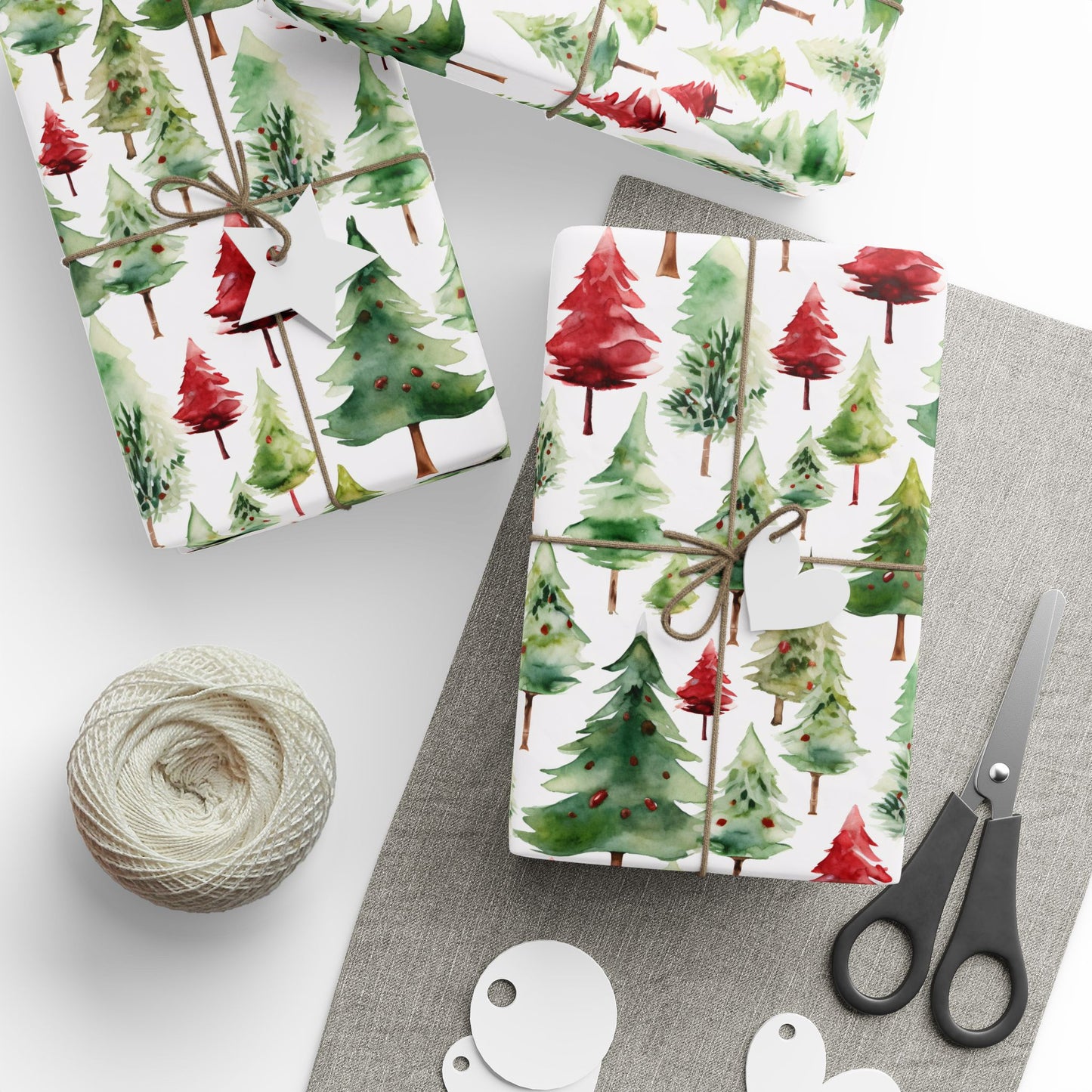 Holiday Spirit Forest Gift Wrapping Paper