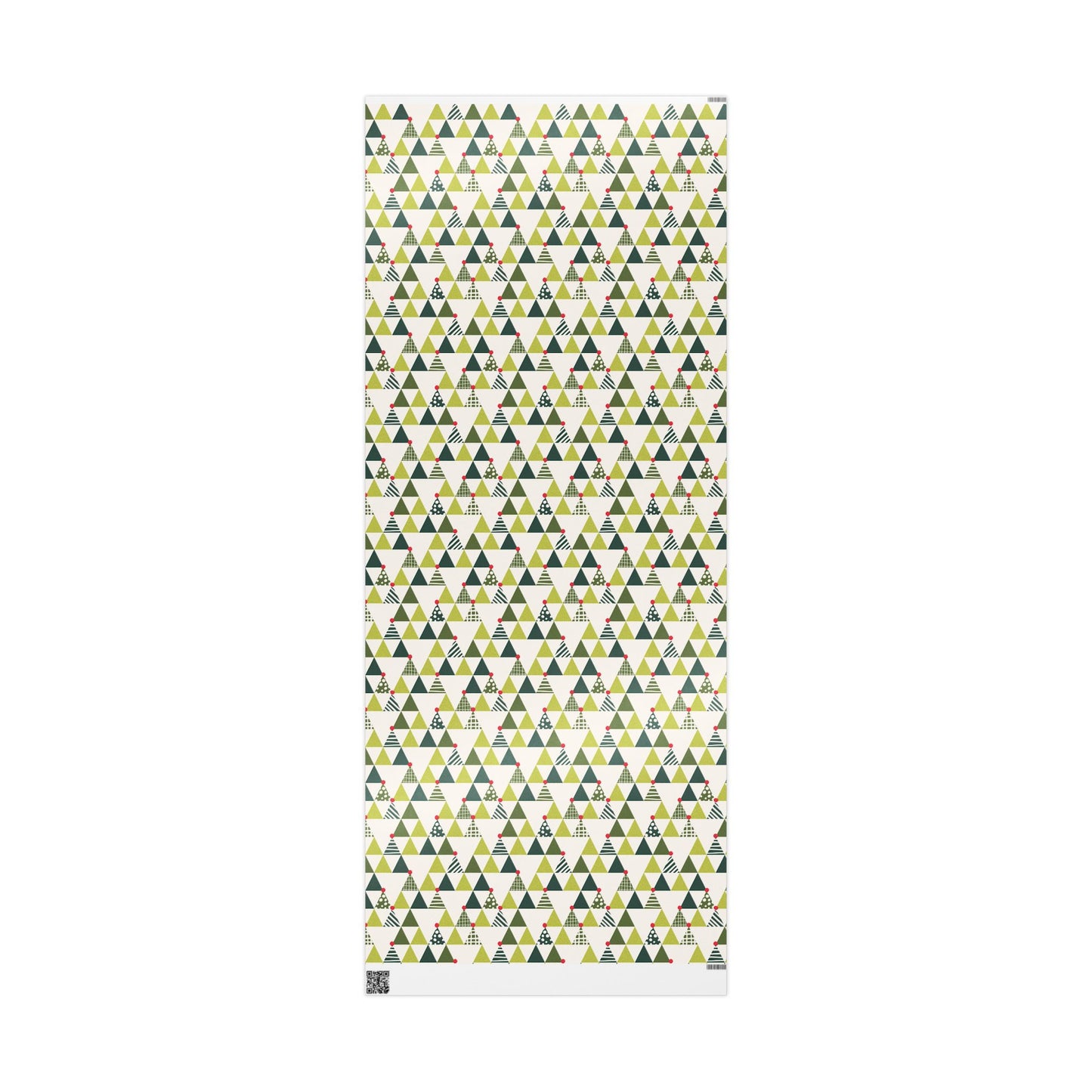 Retro Abstract Christmas Tree Gift Wrapping Paper