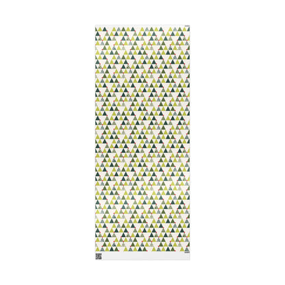 Retro Abstract Christmas Tree Gift Wrapping Paper