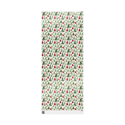 Holiday Spirit Forest Gift Wrapping Paper