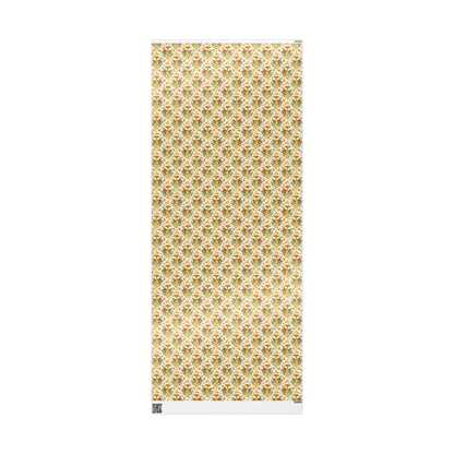 Chanterelle Mushroom Wrapping Papers - Yellow Chanterelle Cottagecore Gift Wrap Paper