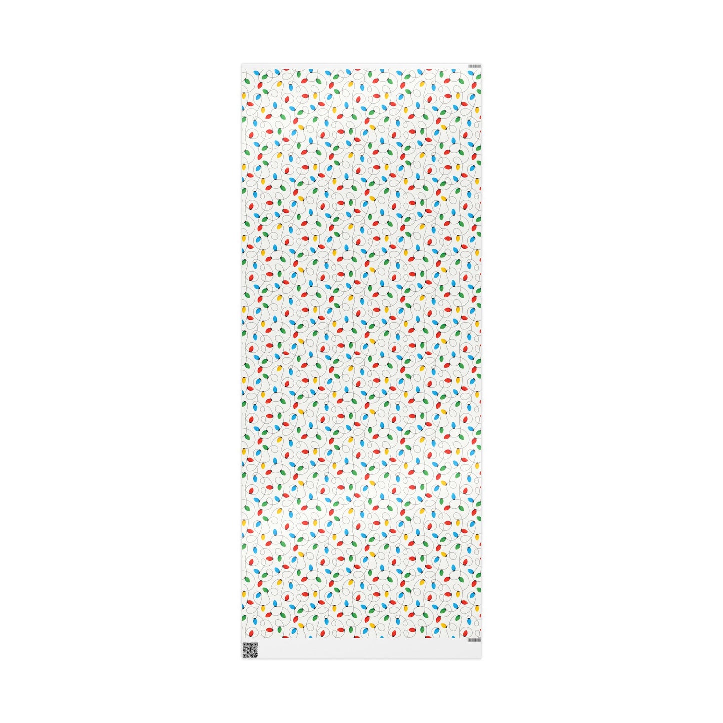 Classic Colorful Festive Holiday Lights Gift Wrapping Paper