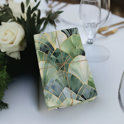 Egyptian Leaf Gift Wrapping Paper