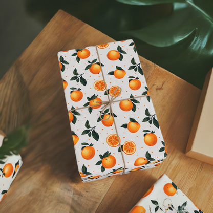 Petite Citrus Oranges Gift Wrapping Paper